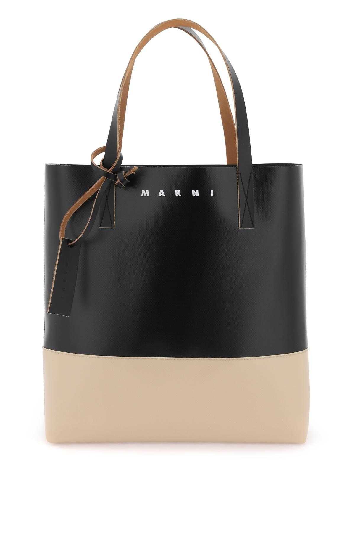 Marni, Marni two tone leather tote bag