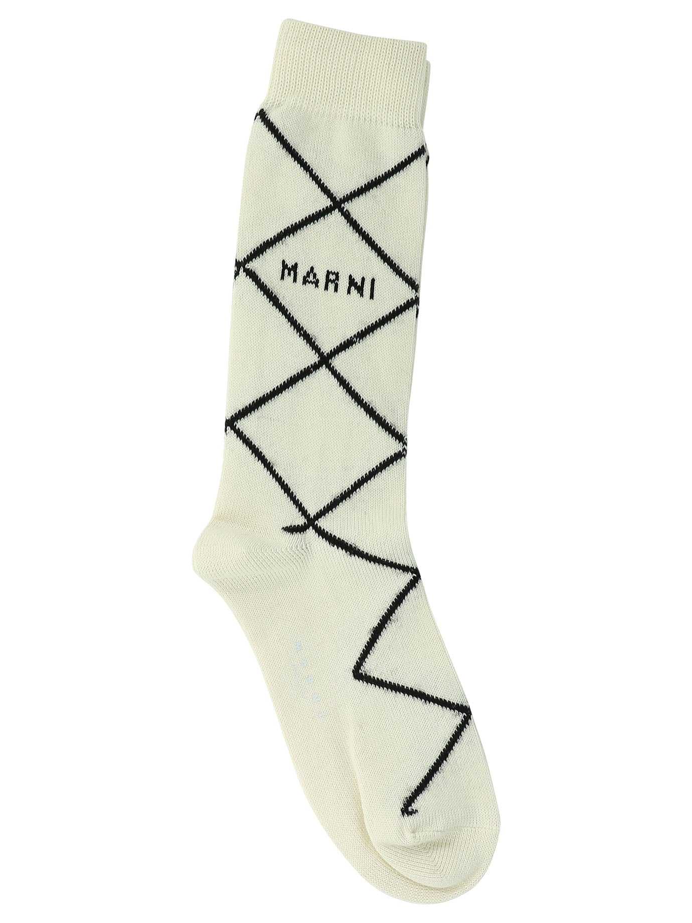 Marni, Marni Hypnotic Check Socks