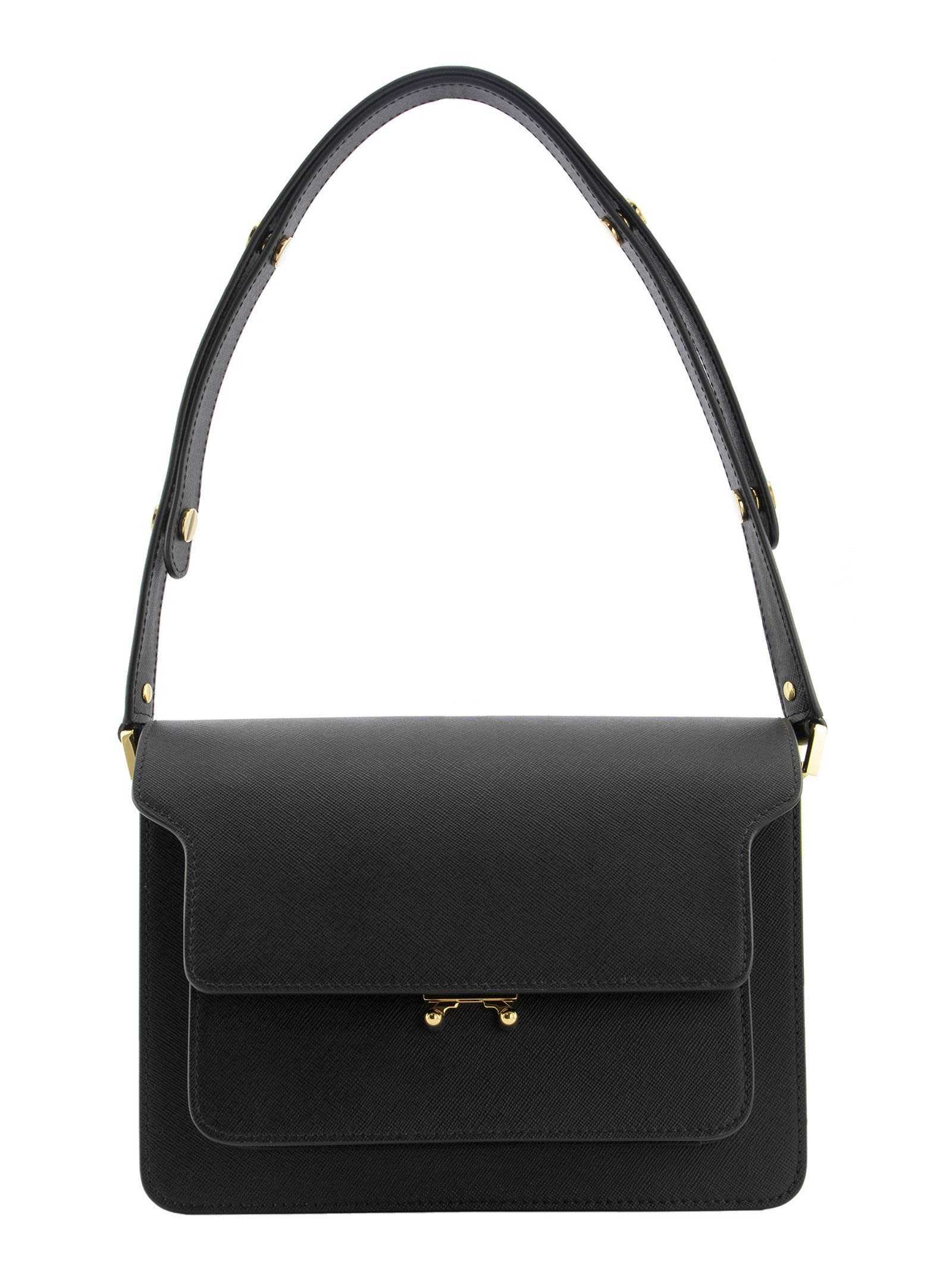 Marni, Marni Trunk Bag in Saffiano Calf