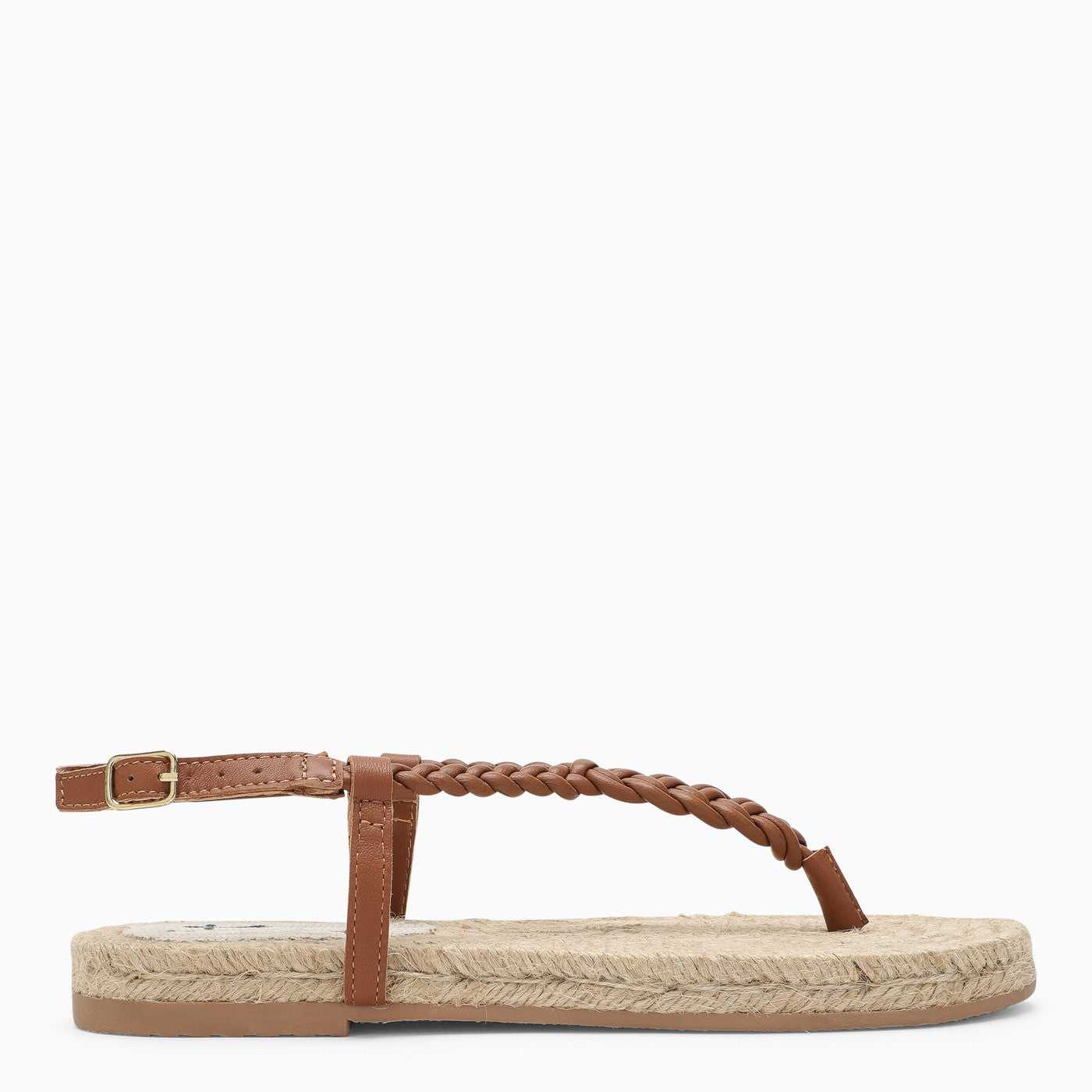 Manebi, manebí brown braided leather canyon sandals