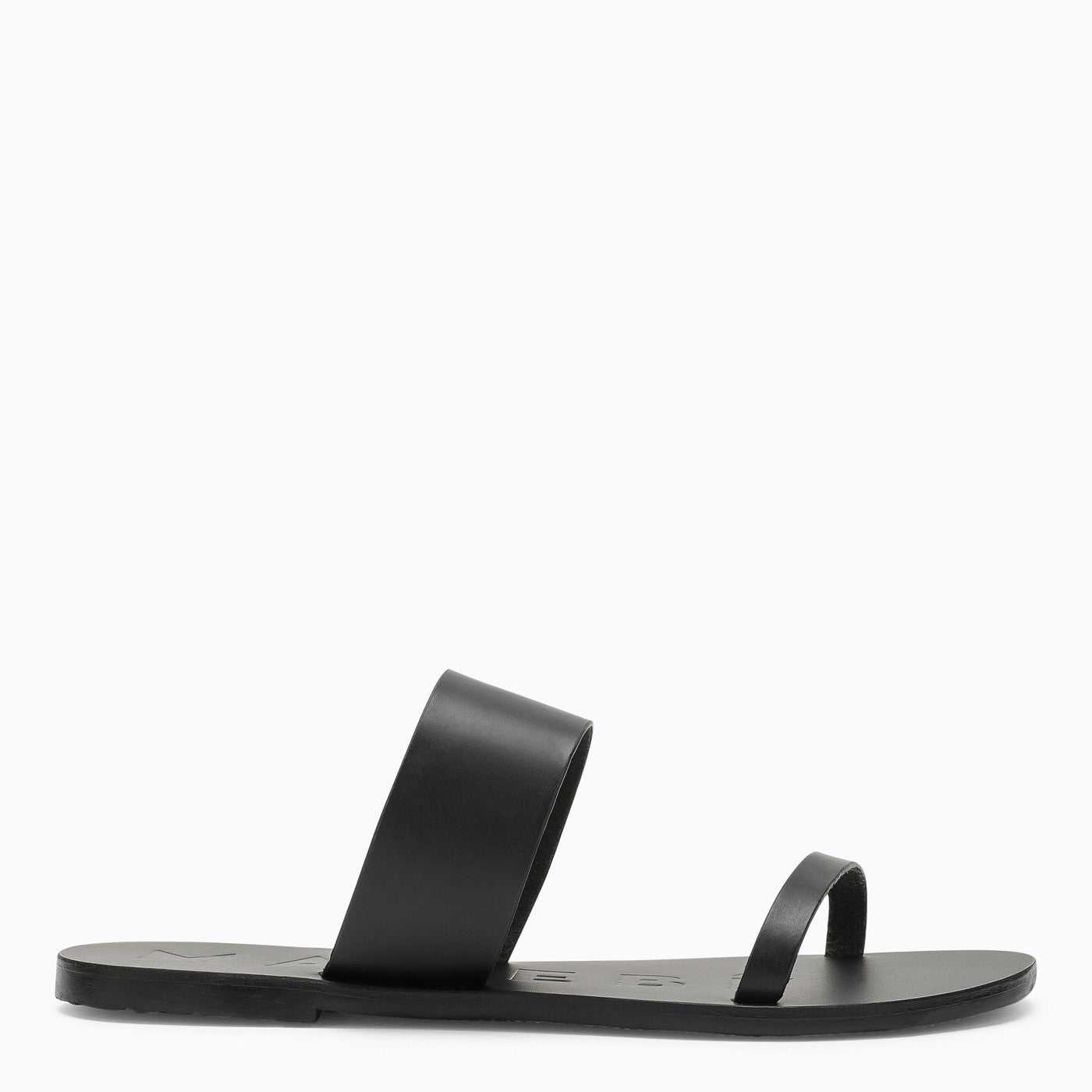 Manebi, manebí black leather canyon sandals